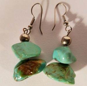Vintage 1960s Turquoise Earrings
